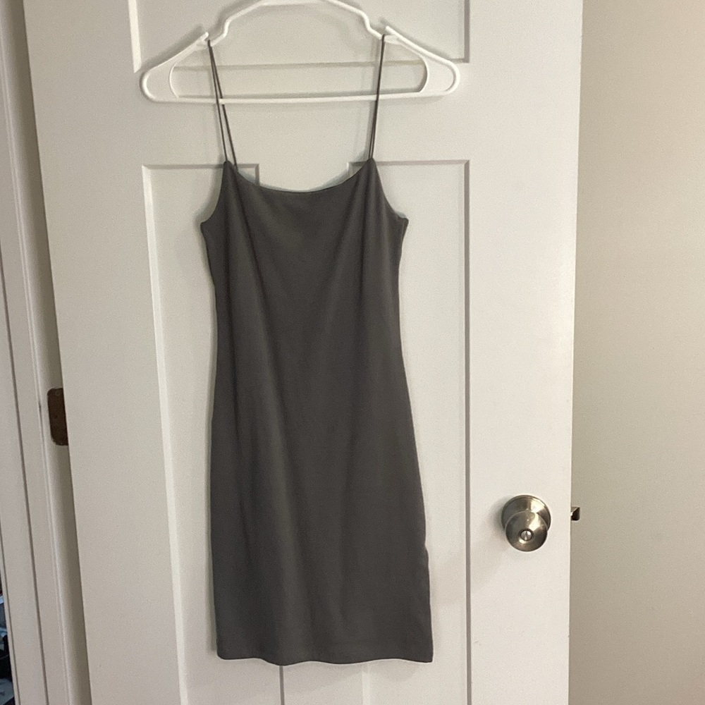 Zara Gray Mini Dress